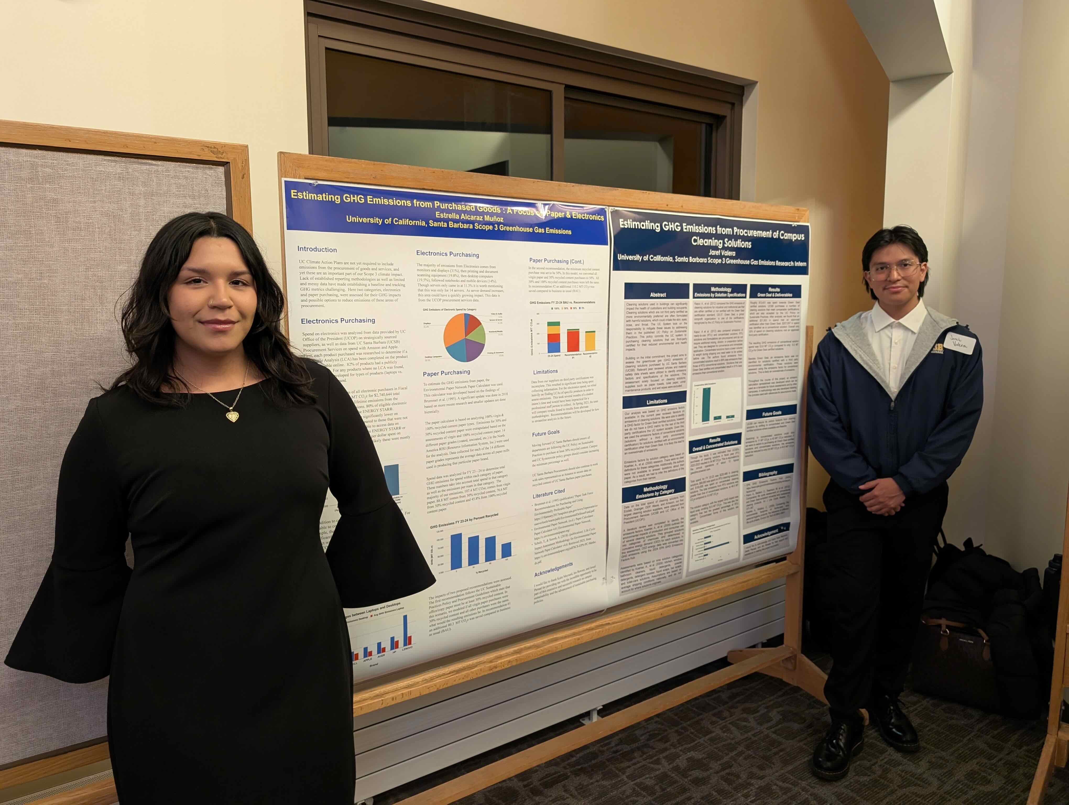 Photo of Jaret and Estrella at GCLC. 